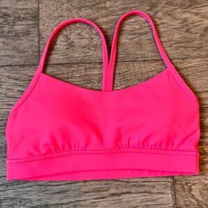 lululemon athletica Vibrant Pink Sports Bra